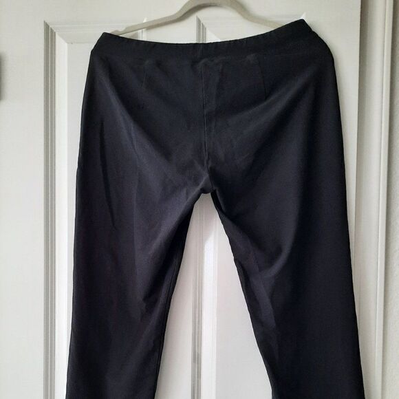 Eileen Fisher Black Wide Leg Pants Size Medium - Picture 2 of 7